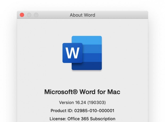 latest word for mac